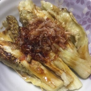 大好き☆焼きなす（焼く前の一手間で簡単皮むき）